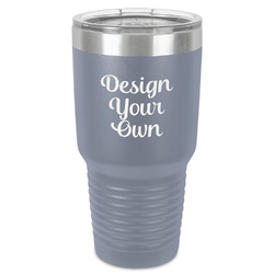 30 oz Stainless Steel Tumbler - Grey - Single-Sided
