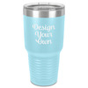 30 oz Stainless Steel Tumbler - Teal - Single-Sided
