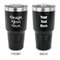 Design Your Own 30 oz Stainless Steel Tumbler - Black - Double-Sided