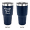 Design Your Own 30 oz Stainless Steel Ringneck Tumblers - Navy - Single Sided - APPROVAL