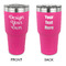 Design Your Own 30 oz Stainless Steel Tumbler - Pink - Double-Sided