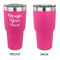 Design Your Own 30 oz Stainless Steel Ringneck Tumblers - Pink - Single Sided - APPROVAL