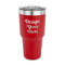 Design Your Own 30 oz Stainless Steel Ringneck Tumblers - Red - FRONT