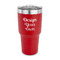 Design Your Own 30 oz Stainless Steel Tumbler - Red - Single-Sided