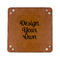 Design Your Own 6" x 6" Leatherette Snap Up Tray - FLAT FRONT