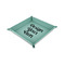 Design Your Own 6" x 6" Teal Leatherette Snap Up Tray - CHILD MAIN