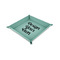 Design Your Own Faux Leather Dice Tray - 6" x 6" - Teal
