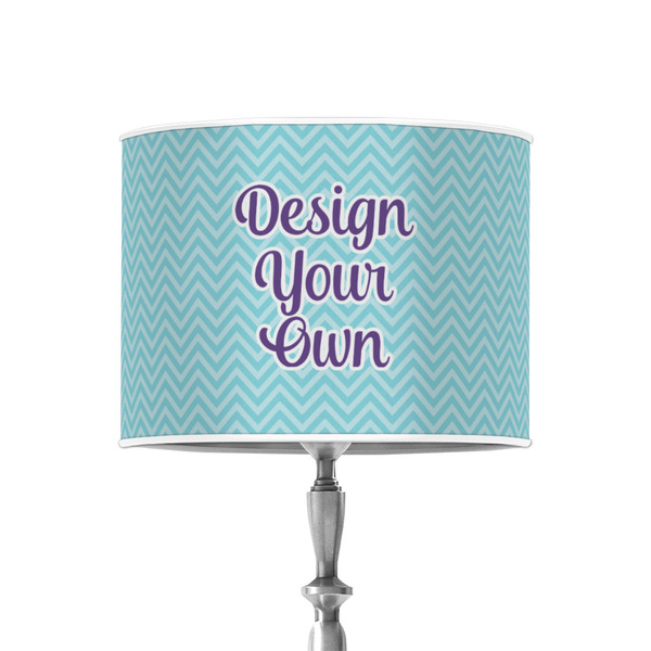 Design Your Own 8" Drum Lampshade - ON STAND (Poly Film)