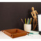 Design Your Own 9" x 9" Leatherette Snap Up Tray - LIFESTYLE