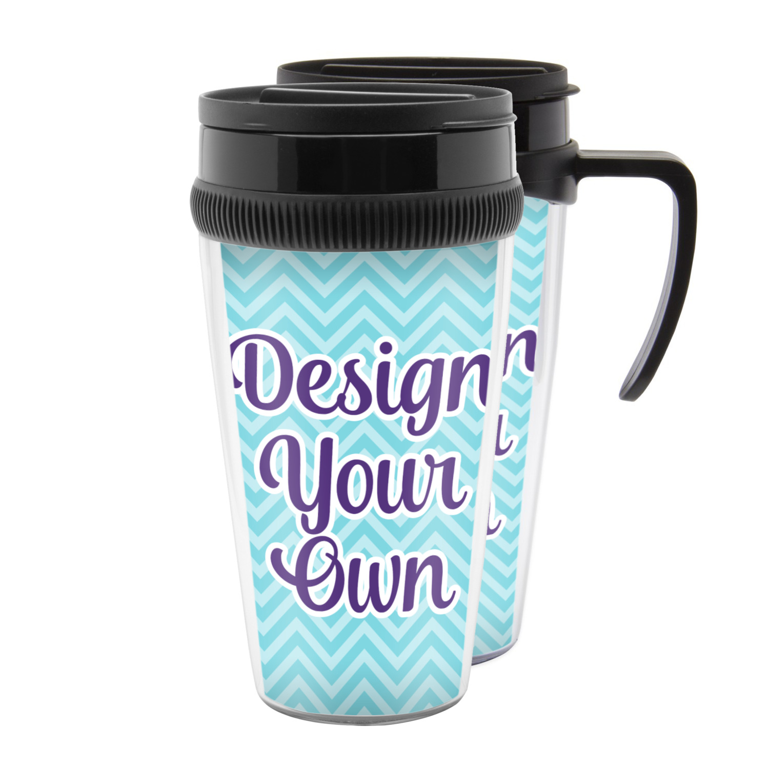 Custom Acrylic Travel Mugs, Design & Preview Online