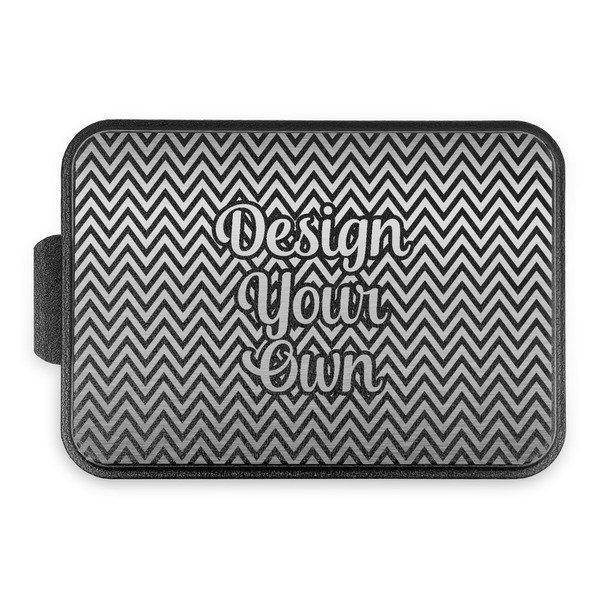 Design Your Own Aluminum Baking Pan - Black Lid - FRONT