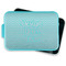 Design Your Own Aluminum Baking Pan - Teal Lid - FRONT w/ lid off