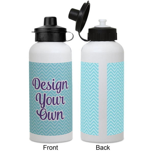 Design Your Own Aluminum Water Bottle - White APPROVAL