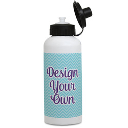 Design Your Own Water Bottles - Aluminum - 20 oz - White