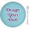 Design Your Own 8" Glass Appetizer / Dessert Plate