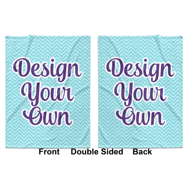 Design Your Own Baby Blanket (Double Sided - Printed Front and Back)