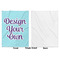 Design Your Own Baby Blanket (Single Sided - Printed Front, White Back)