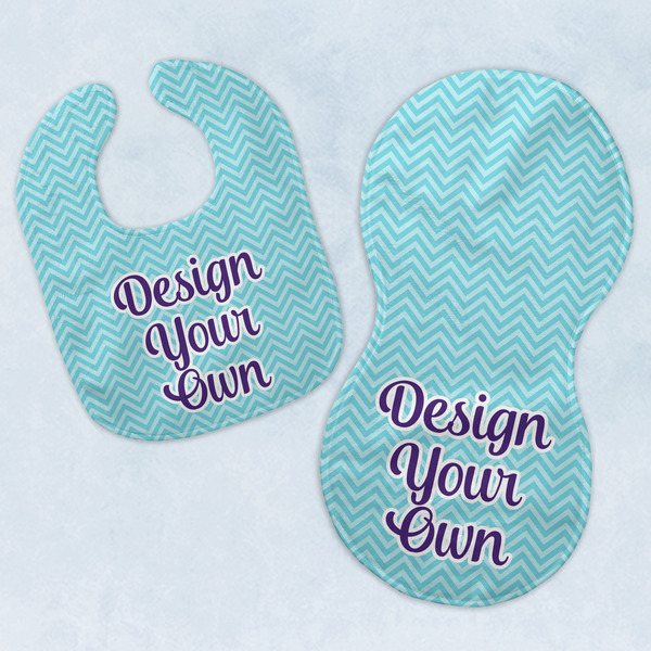 Design Your Own Baby Bib & Burp Set