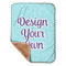 Design Your Own Baby Sherpa Blanket - Corner Showing Soft