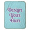 Design Your Own Baby Sherpa Blanket - Flat