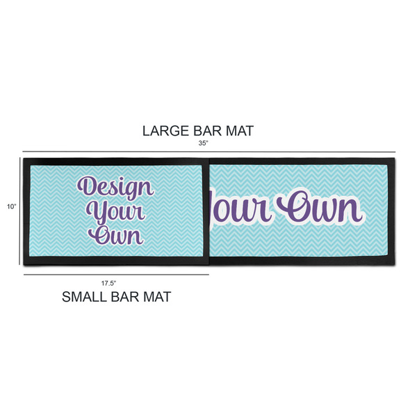 Design Your Own Bar Mats - Sizing Chart