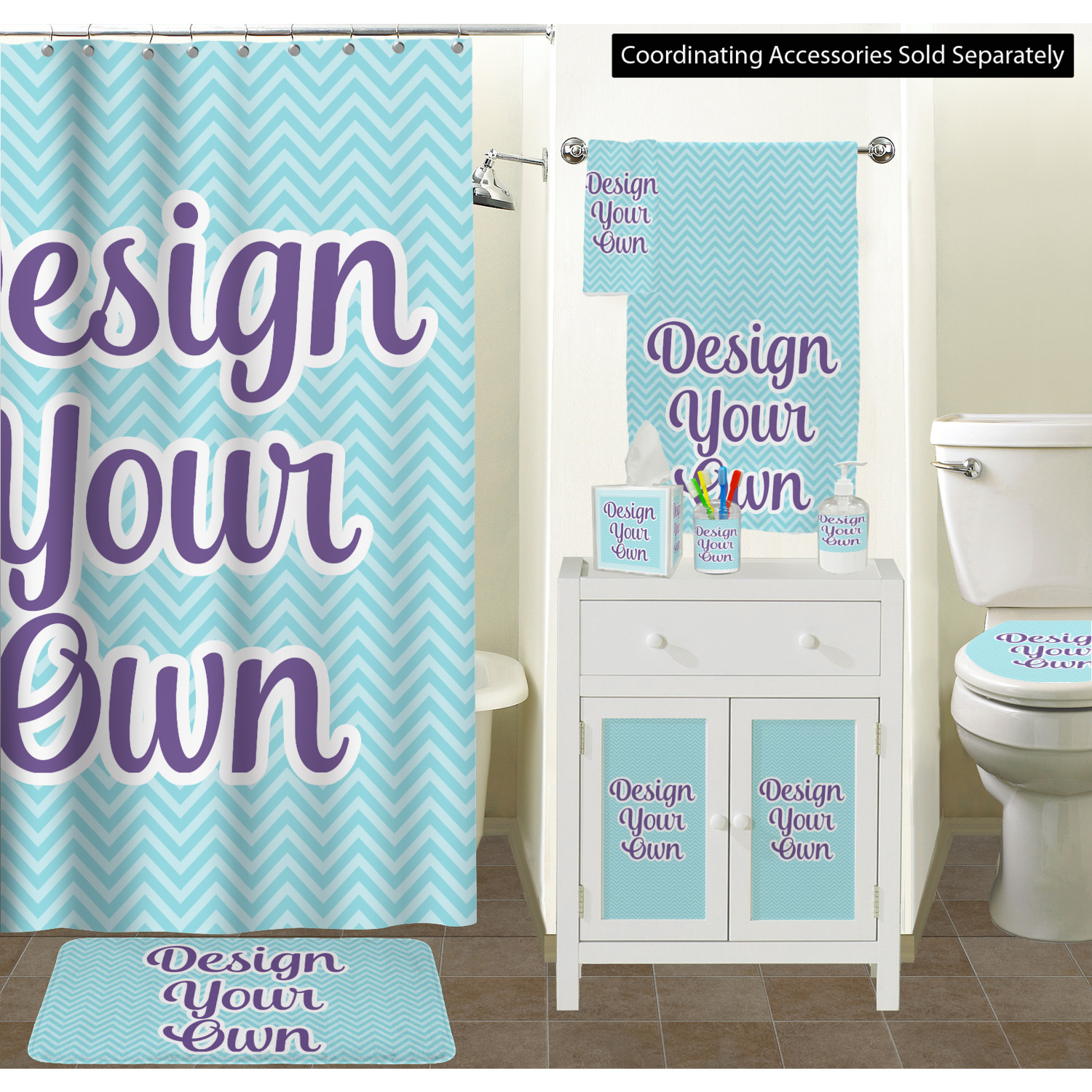 Design Your Own Toilet Seat Decal Round YouCustomizeIt