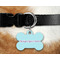 Design Your Own Bone Shaped Dog Tag on Collar & Dog