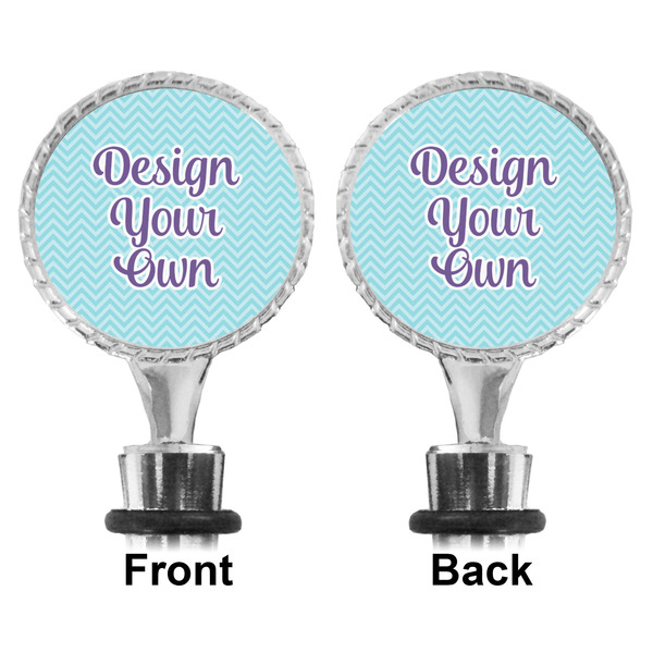 Design Your Own Bottle Stopper - Front and Back