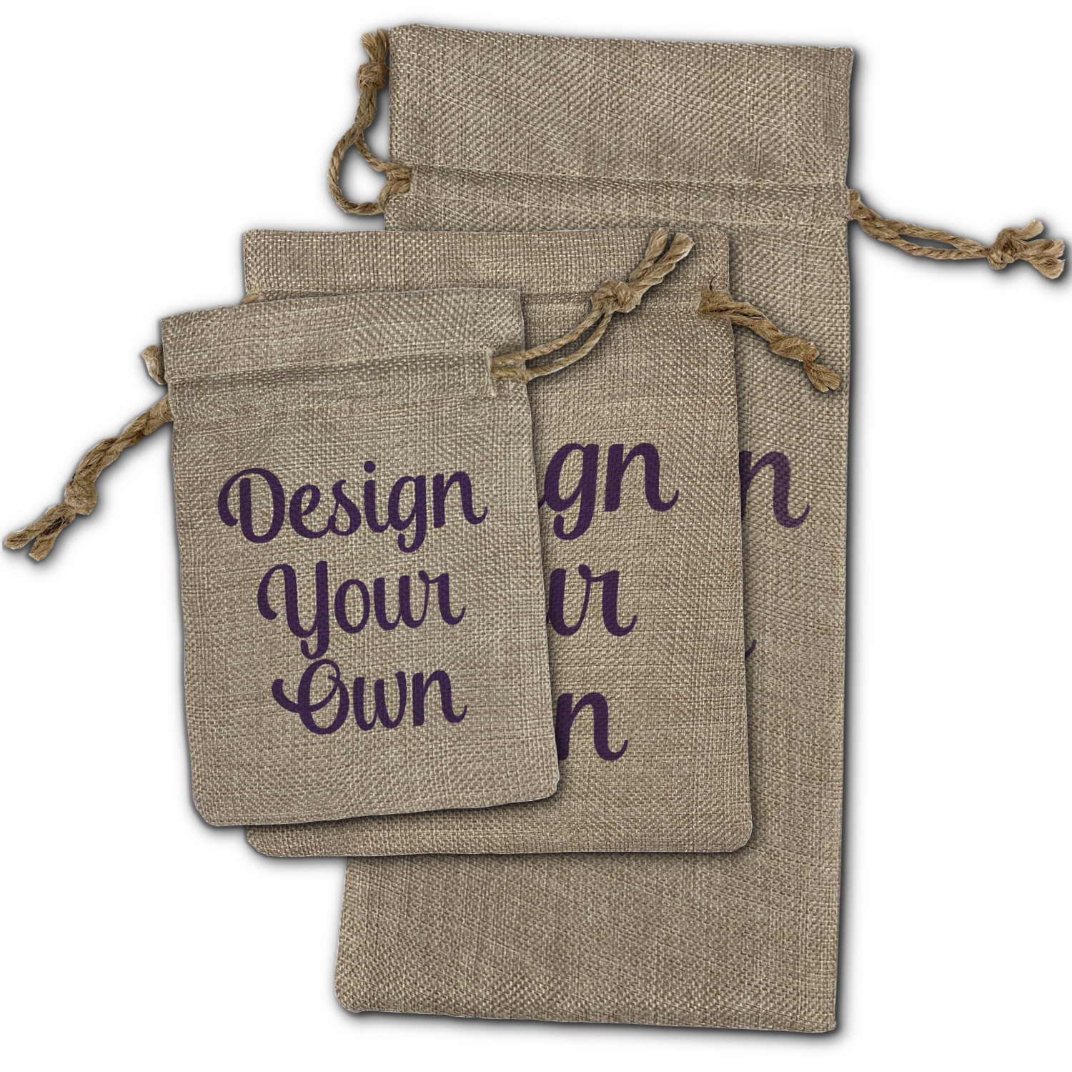 Design Your Own Burlap Gift Bag - YouCustomizeIt