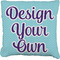 Design Your Own Burlap Pillow 18"