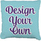 Design Your Own Burlap Pillow 22"
