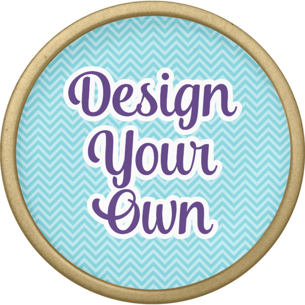 Design Your Own Cabinet Knob - Gold - Front