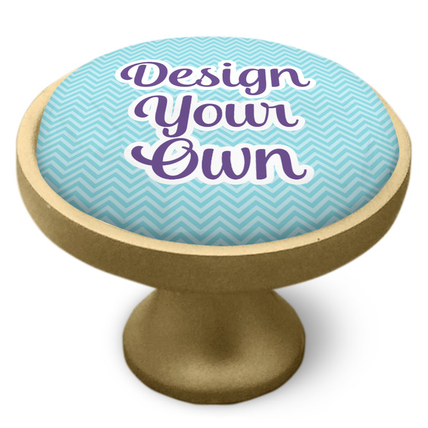 Design Your Own Cabinet Knob - Gold - Side