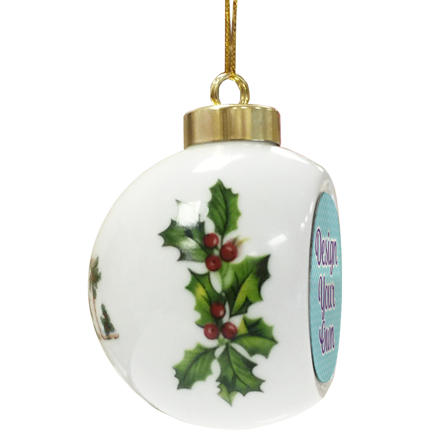 Design Your Own Personalized Ceramic Ball Ornament YouCustomizeIt