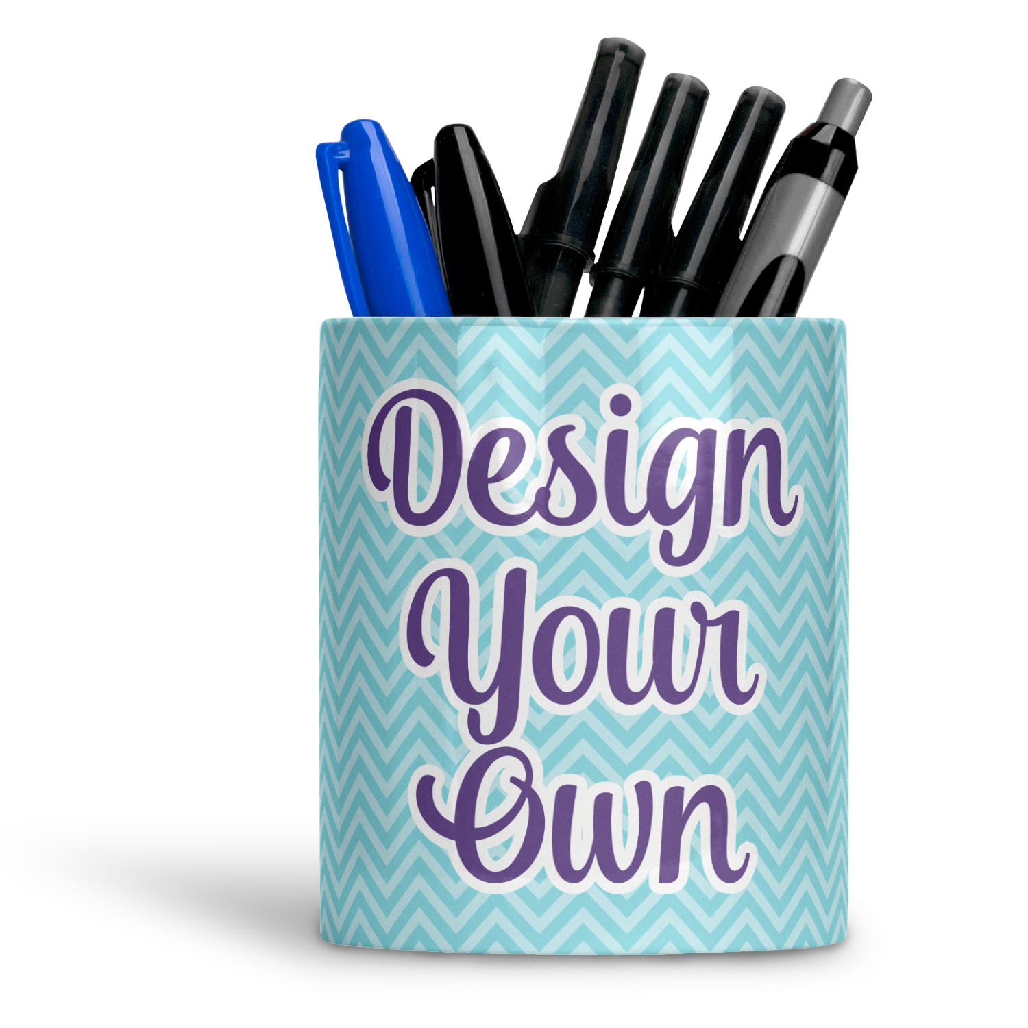 Custom Ceramic Pen Holders, Design & Preview Online