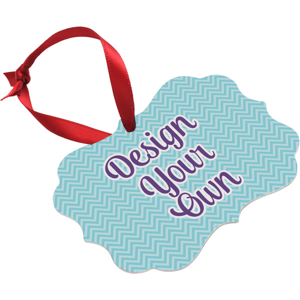 Design Your Own Christmas Ornament (Angle View)