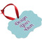 Design Your Own Christmas Ornament (Angle View)