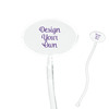 7" Oval Plastic Stir Sticks - Clear