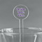 Design Your Own 7" Round Plastic Stir Sticks - Clear