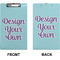 Design Your Own Clipboard (Legal) (Front + Back)