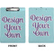 Design Your Own Clipboard (Letter) (Front + Back)