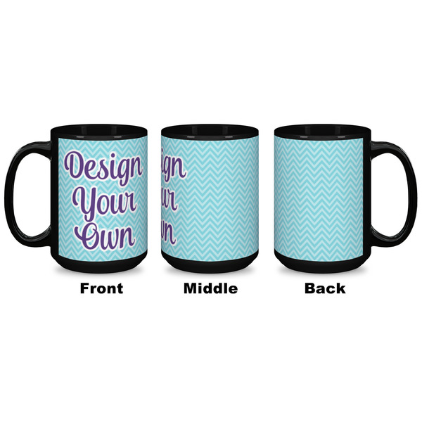 Design Your Own Coffee Mug - 15 oz - Black APPROVAL