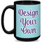 Design Your Own Coffee Mug - 15 oz - Black Full