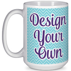 Design Your Own 15 oz Coffee Mug - White