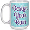 Design Your Own Coffee Mug - 15 oz - White Full