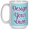 Design Your Own 15 oz Coffee Mug - White