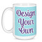 Design Your Own Coffee Mug - 15 oz - White