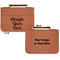 Design Your Own Cognac Leatherette Bible Covers - Large Double Sided Apvl
