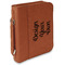 Design Your Own Cognac Leatherette Bible Covers with Handle & Zipper - Main