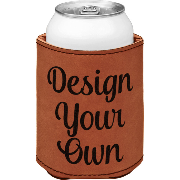 Design Your Own Leatherette Can Sleeve - Single-Sided